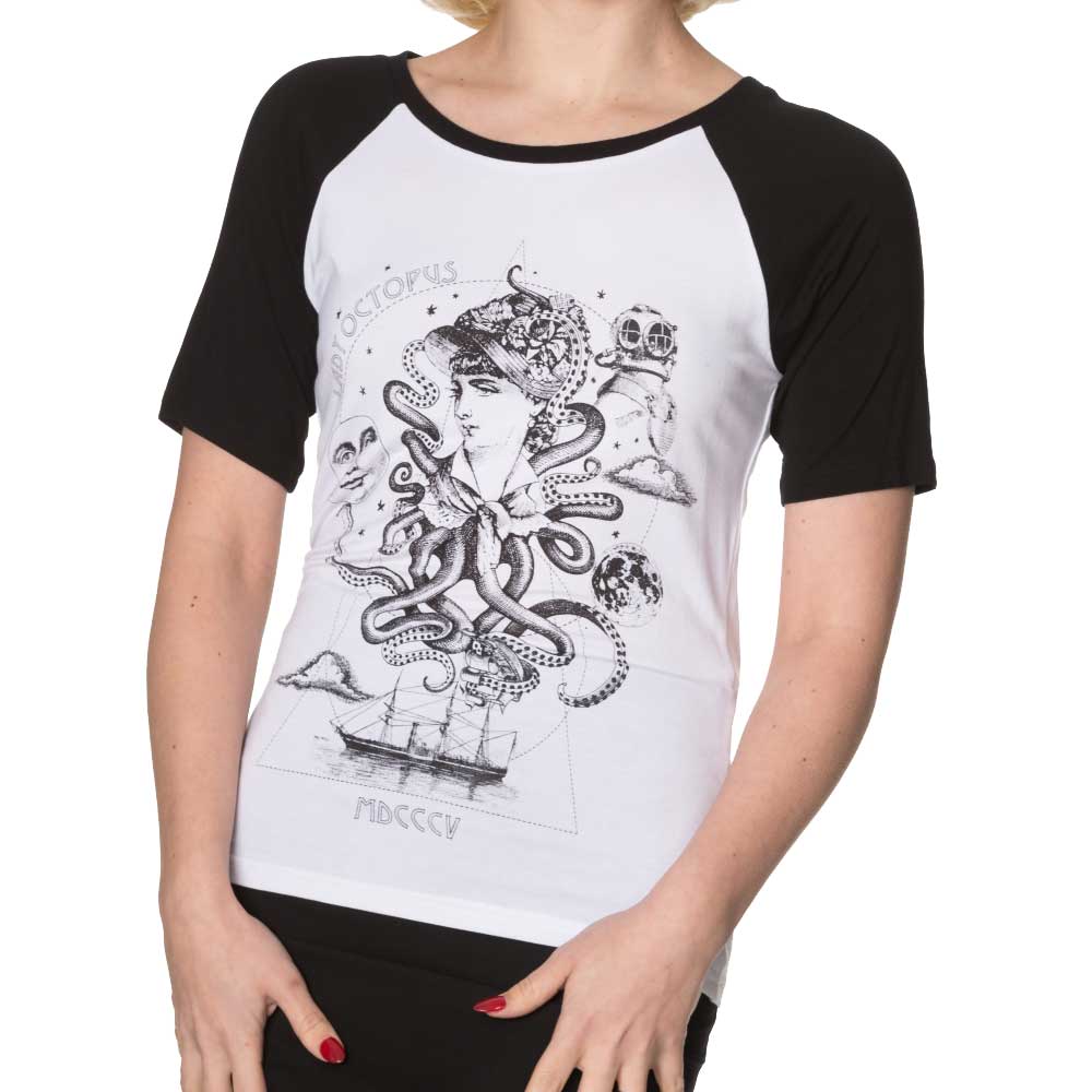 Banned - Last minute Damen T-Shirt - Schwarz/Weiß